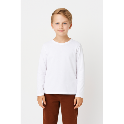 Лонгслів дитячий Malta 25/Д620/1-24 білий Лонгслів дитячий Malta 25/Д620/1-24 білий