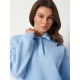 Худі жіноче тепле Malta 25/Ж619-14 блакитний колір Худі жіноче тепле Malta 25/Ж619-14 блакитний колір