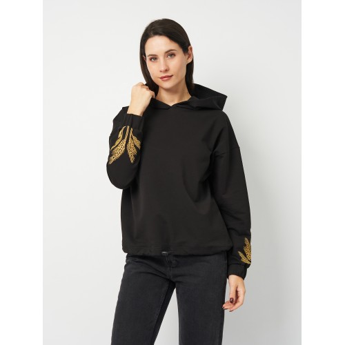 Худі жіноче Malta 25/Ж616/1-13-В з вишивкою Колосок